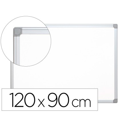 PIZARRA BLANCA Q-CONNECT LACADA MAGNETICA MARCO DE ALUMINIO 120X90 CM
