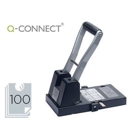 TALADRADOR Q-CONNECT KF18766 NEGRO 2 TALADROS ABERTURA 10 MM CAPACI...