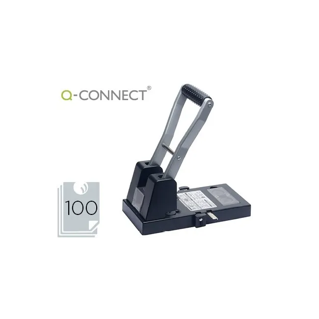 TALADRADOR Q-CONNECT KF18766 NEGRO 2 TALADROS ABERTURA 10 MM CAPACI...