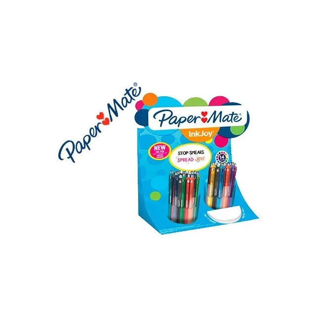 BOLIGRAFO PAPER MATE INKJOY RETRACTIL GEL PEN TRAZO 0,7 MM EXPOSITO...