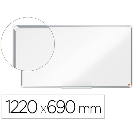 PIZARRA BLANCA NOBO PREMIUM PLUS ACERO VITRIFICADO FORMATO PANORAMI...