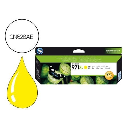 INK-JET HP XL 971XL X451DN X451DW/551DW X476DN X476DW X576DW AMARIL...