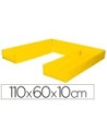 COLCHON DE DORMIR SUMO DIDACTIC PLEGABLE 110X60X10 CM AMARILLO