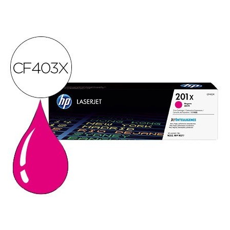 TONER HP 201X LASERJET PRO M252 /MFP M277 MAGENTA 2.300 PAG