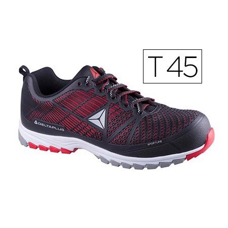 ZAPATOS DE SEGURIDAD DELTAPLUS DE POLIURETANO Y MALLA AIREADA S1P N...