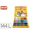 TEMPERA SOLIDA EN BARRA INSTANT ESCOLAR CAJA DE 144 UNIDADES 12 COL...