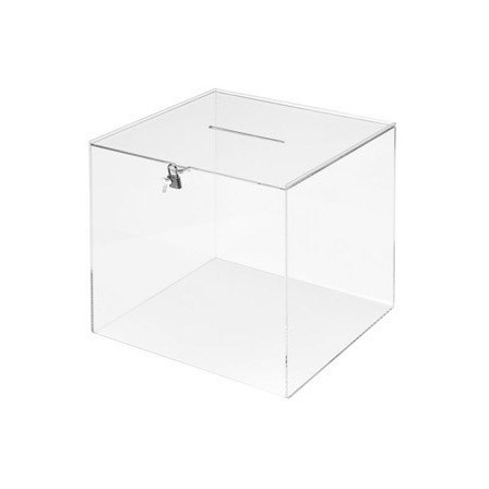 URNA ELECTORAL ARCHIVO 2000 CUADRADA CON LLAVE METACRILATO 3 MM 300...
