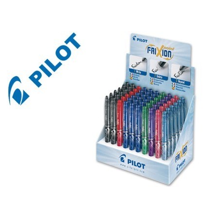 BOLIGRAFO PILOT FRIXION PUNTA DE AGUJA -EXPOSITOR COLORES SURTIDOS