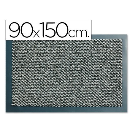 ALFOMBRA FAST-PAPERFLOW ANTIPOLVO LAVABLE GRIS 90X150 CM
