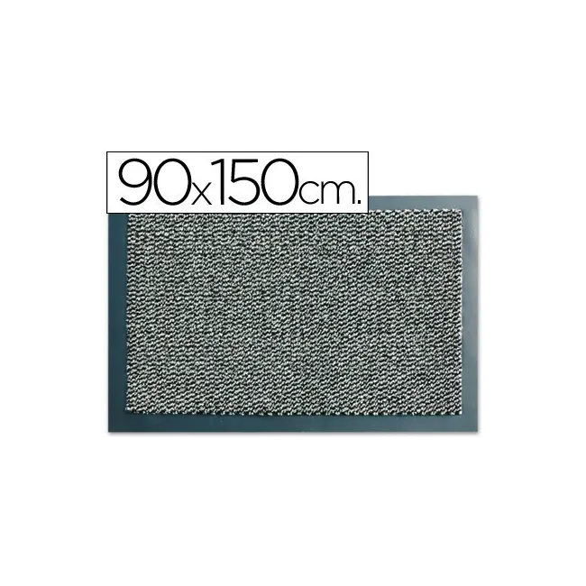 ALFOMBRA FAST-PAPERFLOW ANTIPOLVO LAVABLE GRIS 90X150 CM