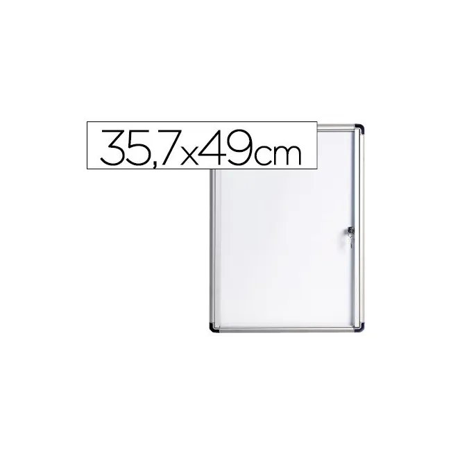VITRINA DE ANUNCIOS BI-OFFICE FONDO MAGNETICO EXTRAPLANA DE INTERIO...