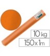 PAPEL KRAFT VERJURADO LIDERPAPEL NARANJA 150MT 65GR BOBINA 10KG