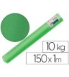 PAPEL KRAFT VERJURADO LIDERPAPEL VERDE 150MT 65GR BOBINA 10KG