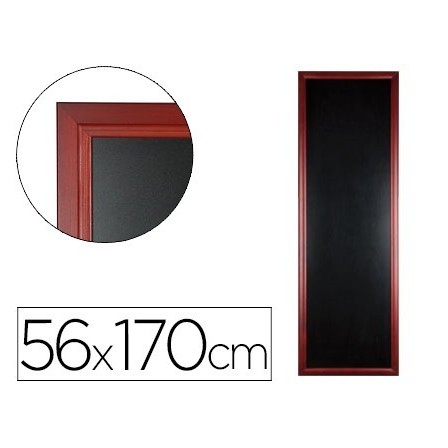 PIZARRA NEGRA LIDERPAPEL MURAL DE MADERA CON SUPERFICIE PARA ROTULA...