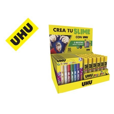 EXPOSITOR UHU CREA TU SLIME SOBREMESA 175X325X200 MM