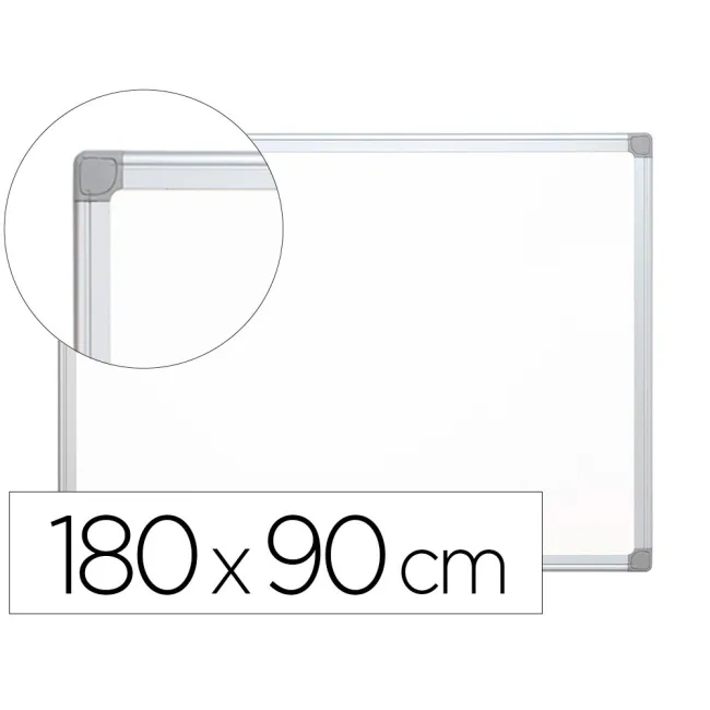 PIZARRA BLANCA Q-CONNECT MELAMINA MARCO DE ALUMINIO 180X90 CM