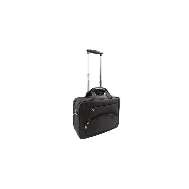 MALETIN PARA PORTAIL Q-CONNECT 16" NEGRO 1 ASA 2 BOLSILLOS EXTERIOR...