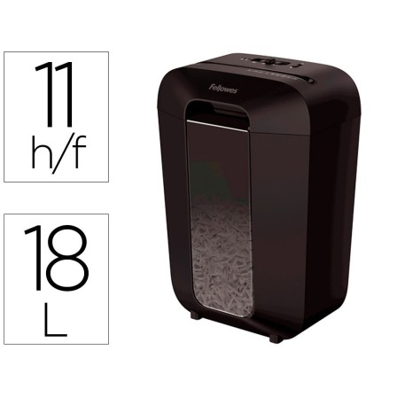 DESTRUCTORA DE DOCUMENTOS FELLOWES LX-70D CAPACIDAD 11H SEGURIDAD P...