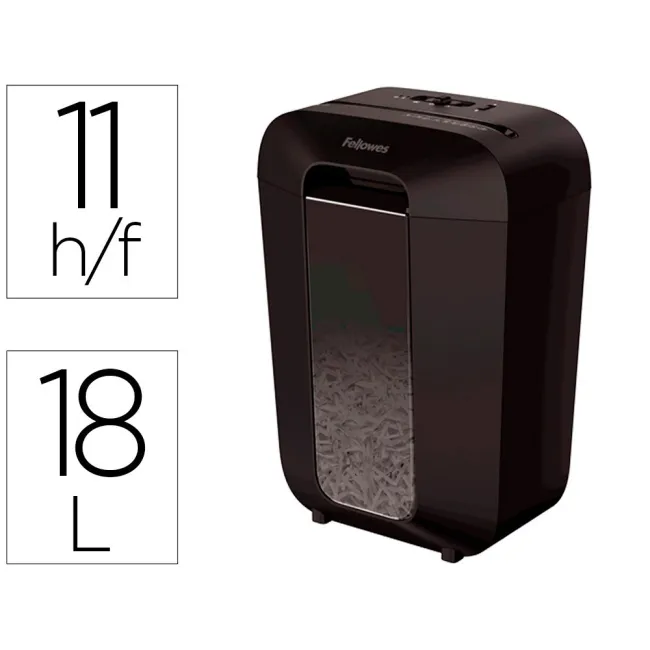 DESTRUCTORA DE DOCUMENTOS FELLOWES LX-70D CAPACIDAD 11H SEGURIDAD P...