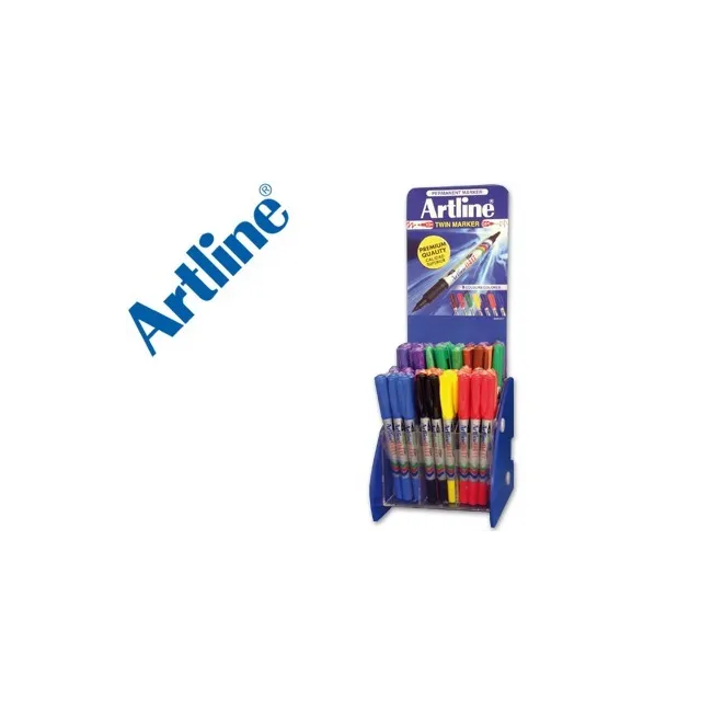 ROTULADOR ARTLINE MARCADOR PERMANENTE EK-041T -DOBLE PUNTA 0.4 Y 1....