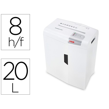 DESTRUCTORA DE DOCUMENTOS HSM SHREDSTAR X10 CAPACIDAD DE CORTE 10H ...