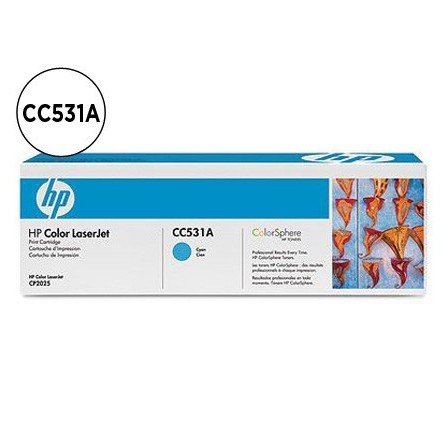 TONER HP LASERJET COLOR CP2025/CM2320 CIAN 2.800 PAG