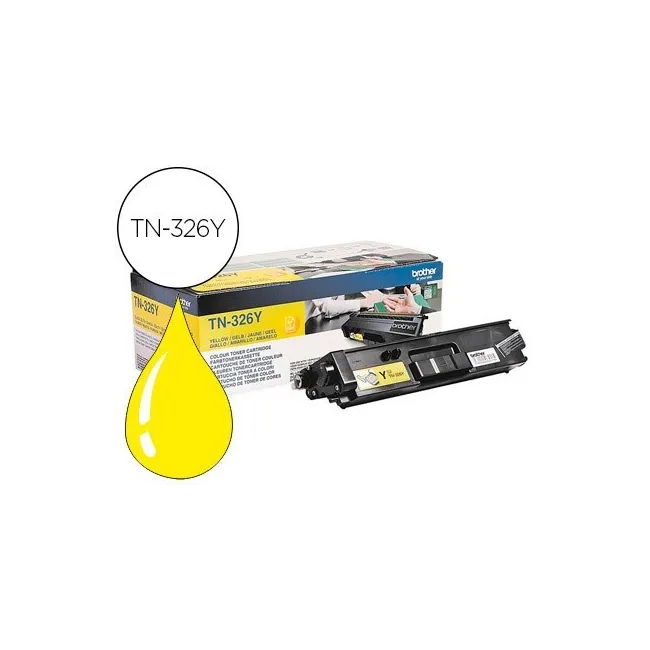 TONER BROTHER TN-326Y HLL8250CDN / HLL8350CDW ALTA CAPACIDAD AMARIL...