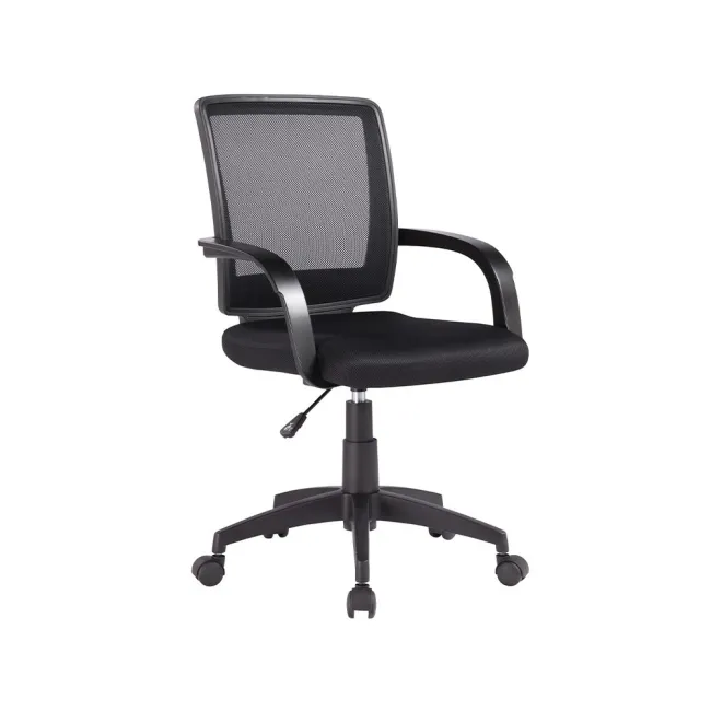 SILLA GIRATORIA Q-CONNECT RESPALDO MEDIO REGULABLE EN ALTURA 900+10...