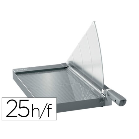 GUILLOTINA DE PALANCA LEITZ PRECISION OFFICE PRO A4+ BASE CRISTAL L...