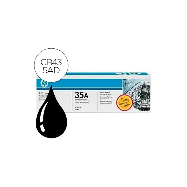 TONER HP LASERJET CB435AD NEGRO 1500 PAG PACK 2