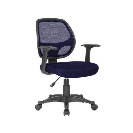 SILLA GIRATORIA Q-CONNECT RESPALDO MEDIO REGULABLE EN ALTURA 870+12...