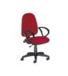SILLA ROCADA CON BRAZOS COLOR BURDEOS DIAMETRO BASE 610 MM RESPALDO...