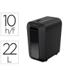 DESTRUCTORA DE DOCUMENTOS FELLOWES LX-65 CAPACIDAD DE CORTE 10 H SE...
