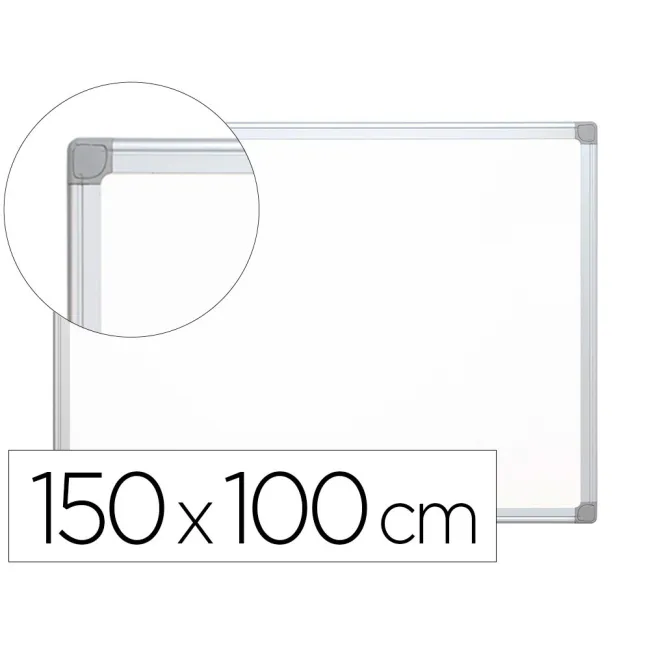 PIZARRA BLANCA Q-CONNECT LAMINADA MARCO DE ALUMINIO 150X100 CM