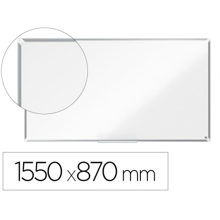 PIZARRA BLANCA NOBO PREMIUM PLUS ACERO LACADO FORMATO PANORAMICO 70...