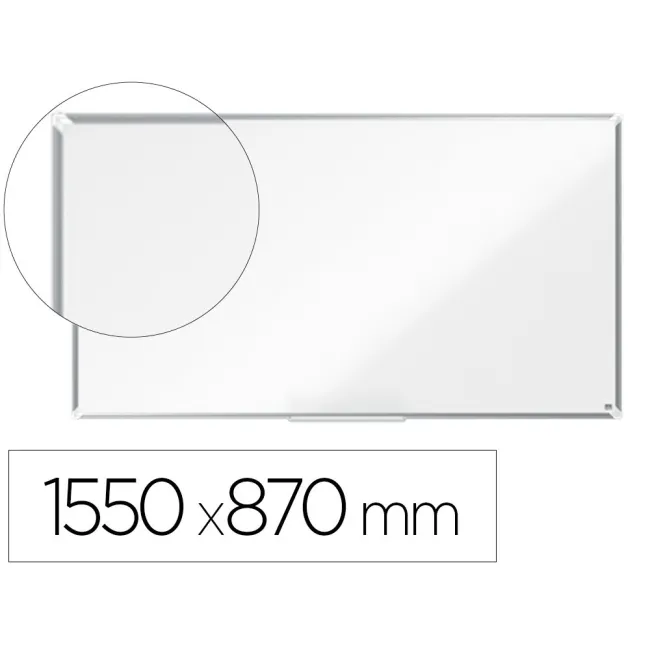 PIZARRA BLANCA NOBO PREMIUM PLUS ACERO LACADO FORMATO PANORAMICO 70...
