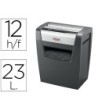 DESTRUCTORA DE DOCUMENTOS REXEL MOMENTUM X312 CAPACIDAD DE CORTE 12...