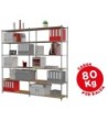 ESTANTERIA FAST-PAPERFLOW METALICA 6 ESTANTES 80 KG POR ESTANTE 200...