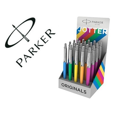BOLIGRAFO PARKER JOTTER PLASTIC ORIGINAL EXPOSITOR DE 20 UNIDADES C...