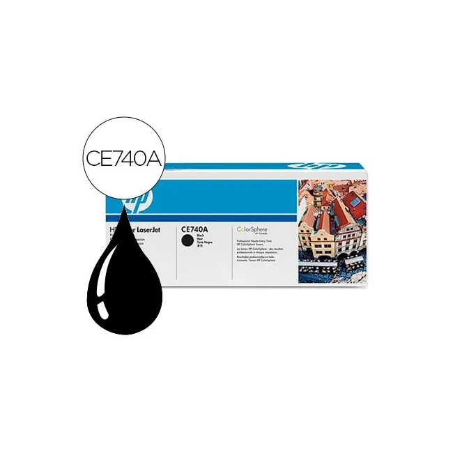 TONER HP COLOR LASERJET CP5225 CP5225N CP5225D -CE740A- NEGRO 7.000...