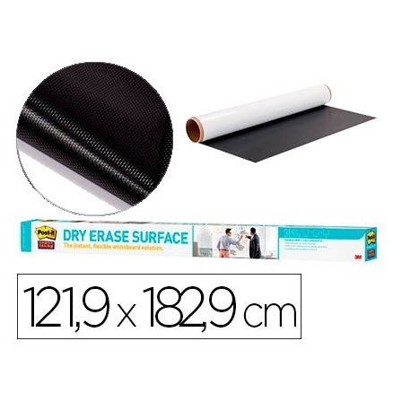 PIZARRA BLANCA POST-IT SUPER STICKY ROLLO ADHESIVO REMOVIBLE 121,9X...