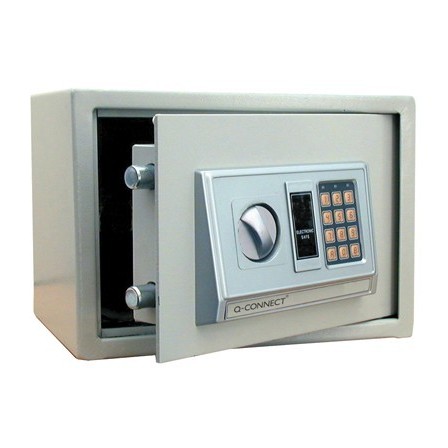 CAJA DE SEGURIDAD Q-CONNECT ELECTRONICA CLAVE DIGITAL CAPACIDAD 10L...