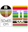 CARTULINA GUARRO 50X65 CONTENIDO "A" 50 HOJAS BLANCAS+ 25 HOJAS X11...