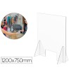 PANTALLA DE PROTECCION DE MESA PARA MOSTRADOR METACRILATO VENTANA 3...