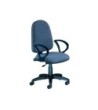 SILLA ROCADA CON BRAZOS COLOR NEGRO DIAMETRO BASE 610 MM RESPALDO D...