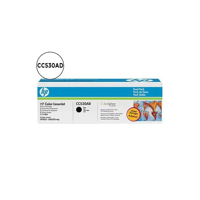 TONER HP LASERJET COLOR CP2025 NEGRO 3.500 PAG -PACK 2-