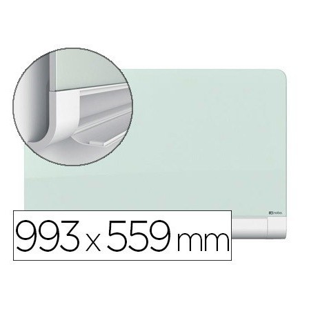 PIZARRA BLANCA NOBO DIAMOND CRISTAL MAGNETICA ESQUINAS REDONDAS 993...