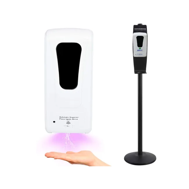 DISPENSADOR PARA GEL Y JABON Q-CONNECT AUTOMATICO SENSOR Y SOPORTE ...