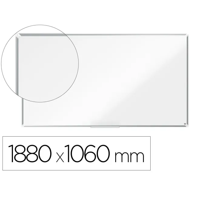 PIZARRA BLANCA NOBO PREMIUM PLUS ACERO LACADO FORMATO PANORAMICO 85...