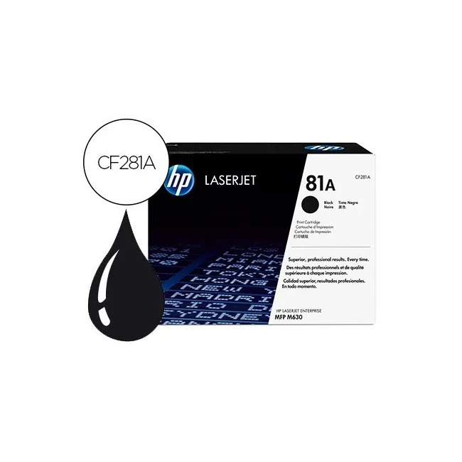 TONER HP LASERJET N.81 MFP M630 NEGRO 10.500 PAGINAS